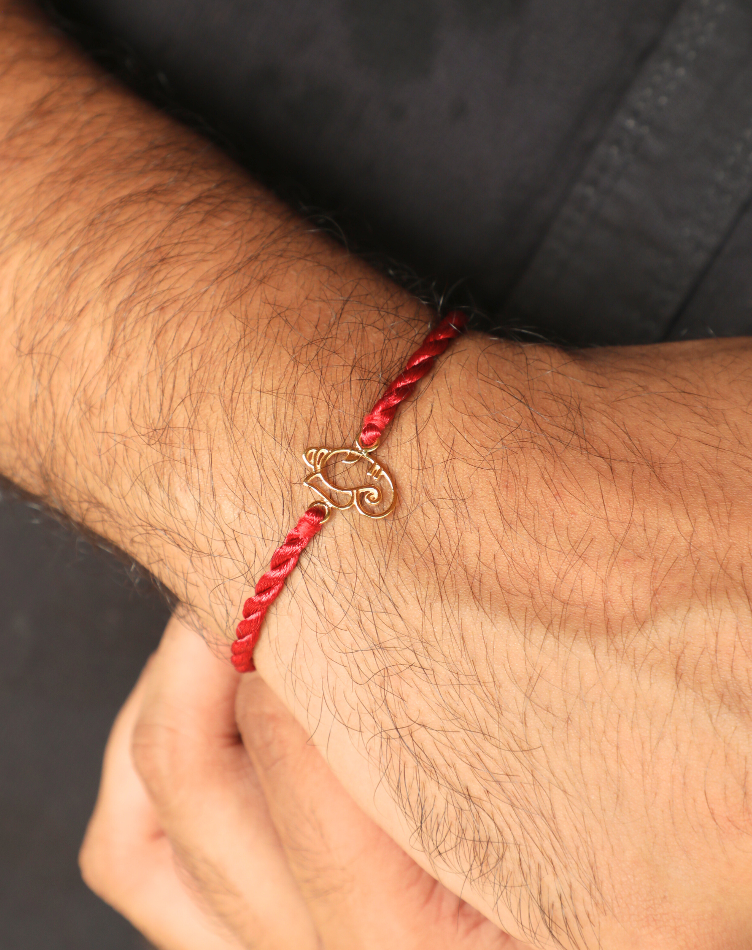 Letter Personalized Rakhi, Buy 18KT Gold Rakhis Online