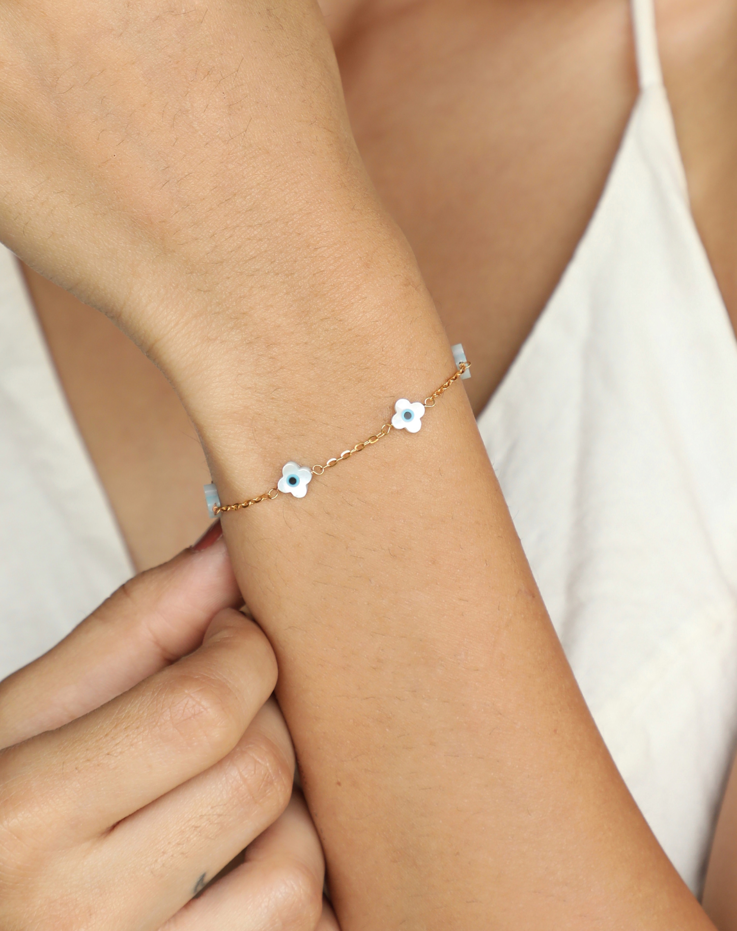 Diamond clover bracelet in Rose Gold - Jacqui Larsson Fine Jewellery