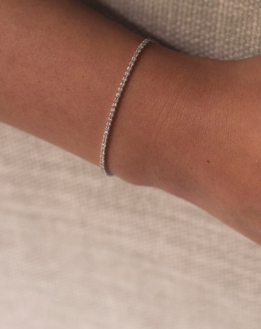 Bar One Liner Diamond Bracelet - STAC Fine Jewellery