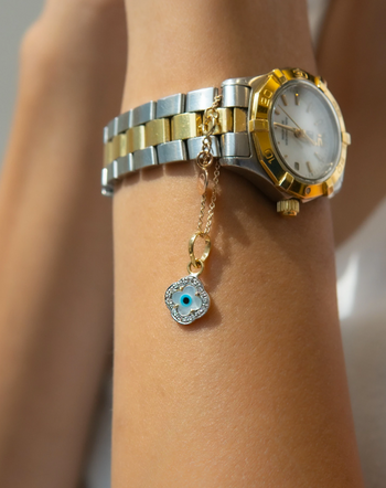 Mini 'Akshar' Diamond Watch Charm Set