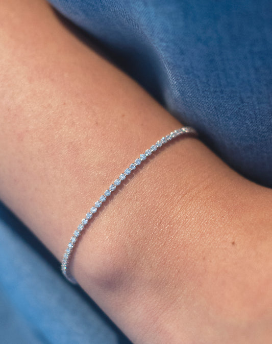 Bar One Liner Diamond Bracelet - STAC Fine Jewellery